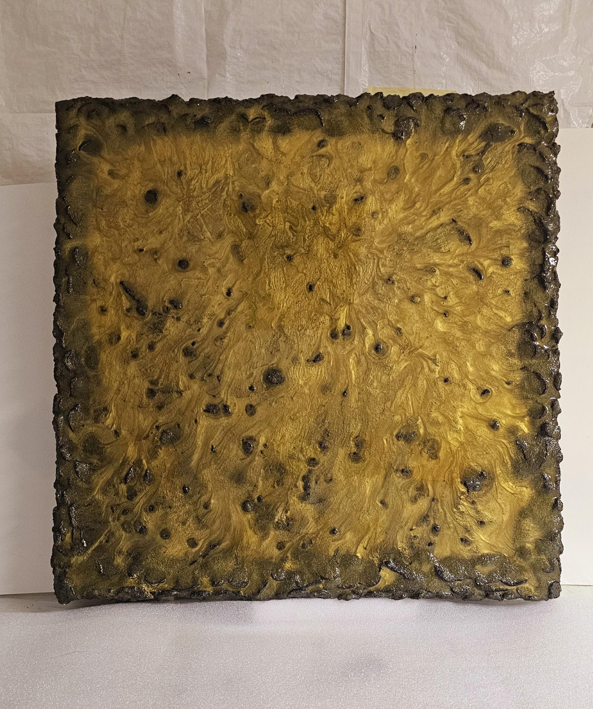 Gran diluvio ocre dorado